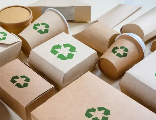 Concept de recyclage zéro déchet et écologie.